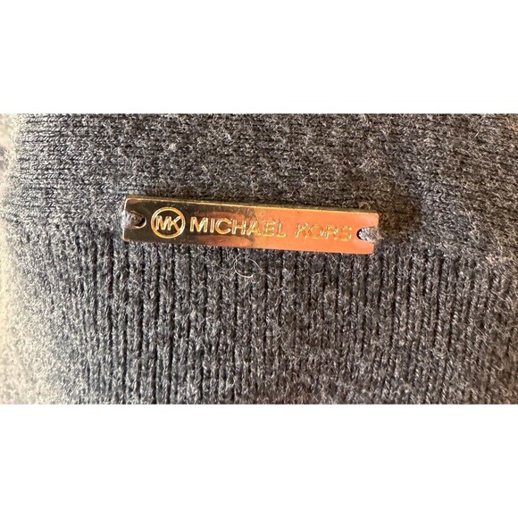 MICHAEL Michael Kors Sweater Turtleneck Medium Y2K Oversized Dolman Cotton Blend - Picture 12 of 12